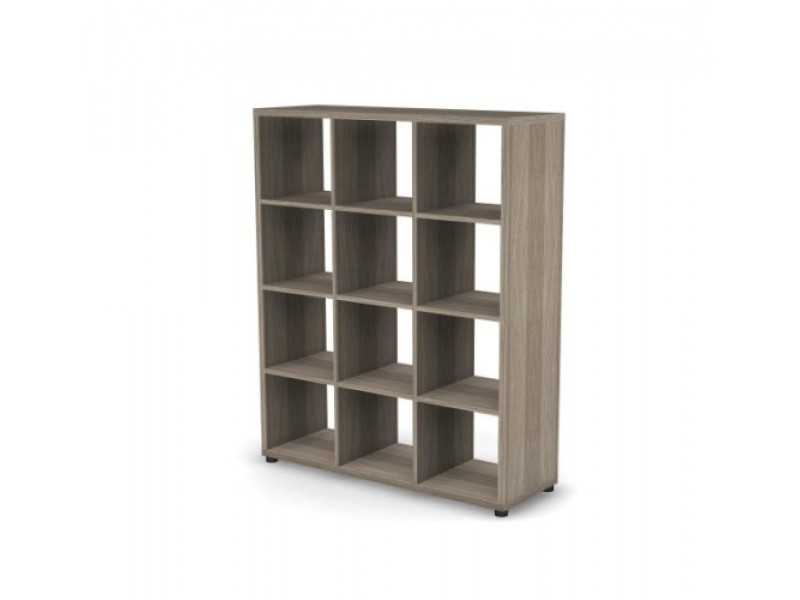 Стеллаж ячеистый на четыре уровня из ЛДСП Стеллаж ячеистый на четыре уровня из ЛДСП