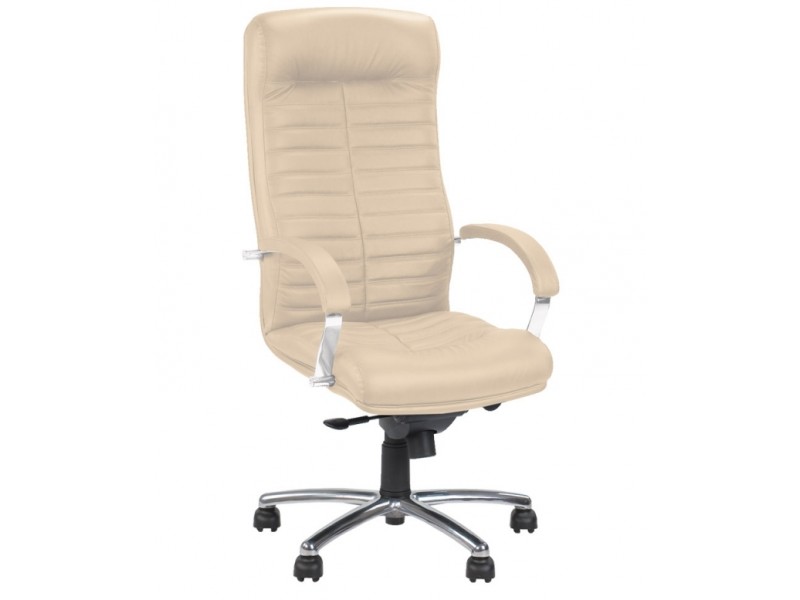 Кресло ORION STEEL CHROME в коже LUX