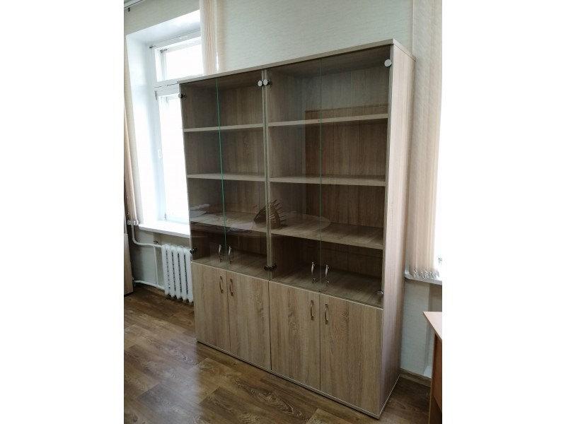 Набор стеллажей для офиса Ш14-2, дуб сонома Набор стеллажей для офиса Ш14-2, дуб сонома