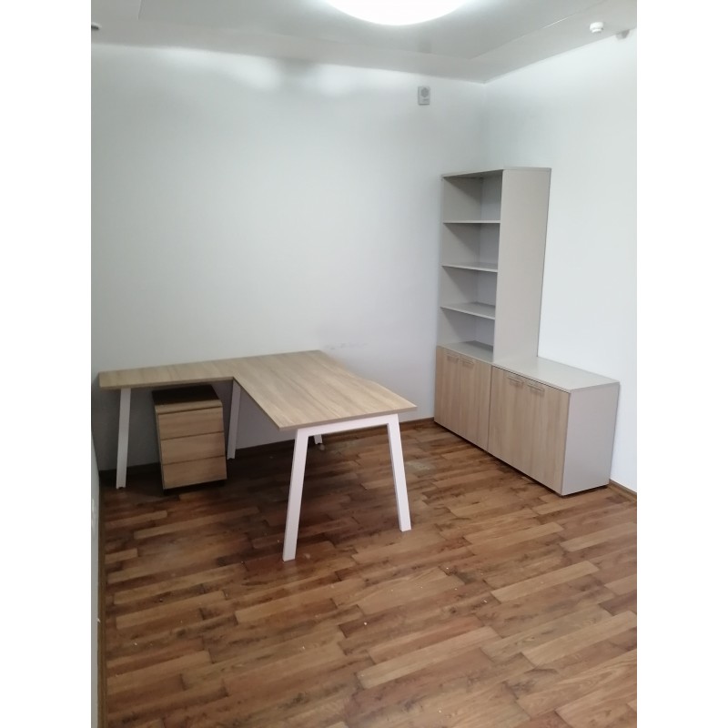 Комплект мебели для офисного кабинета, Стол+Шкаф+Тумба МФУ