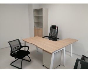 Мебель для небольшого кабинета (Стол+Шкаф+Кресло+Стул)
