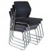 Кресло для посетителей SitUp SKY black Chrome