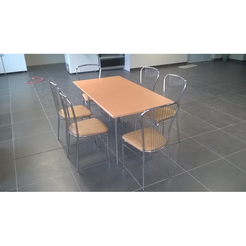 Комплект для столовой TRACY-k6 (Стол+6 стульев)